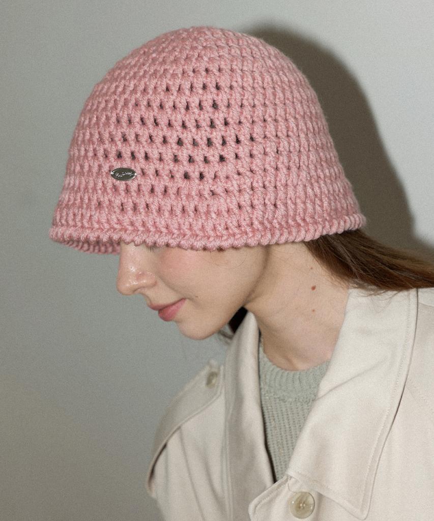 Seullouseulloulli Haul Winter Wool Handmade Crochet Knit Bucket Hat _ 9 Colors