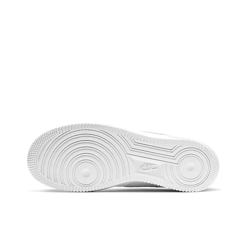 Nike Air Force 1 Triple White Comfortable Classic Retro Style Durable Breathable Kids Sneakers Kids Sneakers AD8959-100
