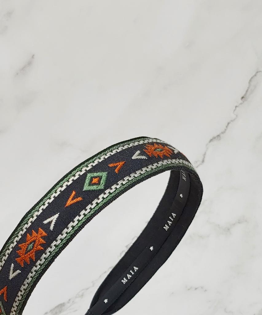 Maia Inca Headband-Black