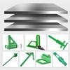 Multi-Function 9-Piece Green Woodworking Tool Kit – Aluminum Alloy Ruler, Tri-Square, Height Gauge,Precision Caliper Set for DIY
