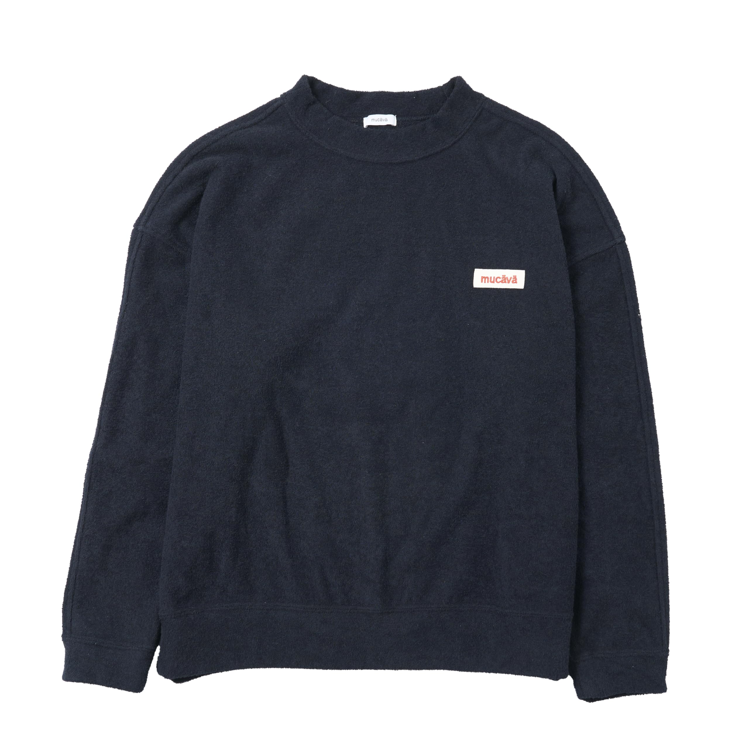 

Relaxing Recovery Wear Tile Tile Sweatshirt Short Suitable for Going Out mucava Official Wear Top, Double-Sided L-Shaped Loungewear, Pajamas, синий