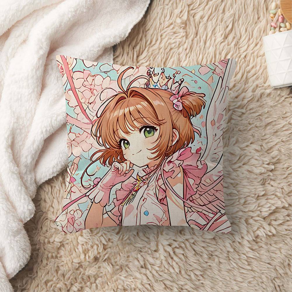 Cardcaptor Anime Sakura Pillow Anime Pillow Sofa Bed Head Pillow Cover Cushion Cover X Cm Fashion