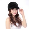 Real Mink Fur Hat Winter Women Keep Warm 100% Genuine Mink Fur Hats Natural Quality Female Fashion Mink Fur Cap Lady Outdoor Cap