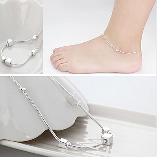 Anklet Exquisite Adjustable Women Star Heart Beads Pendant Foot Bracelet for Shopping