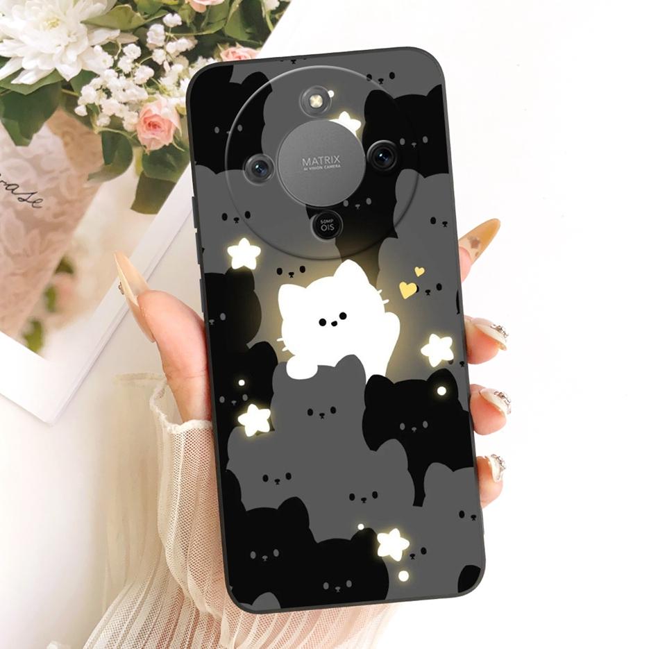 For Honor Magic 8 Lite Case Honor X9d MTN-NX1 Cute Dog Panda Cartoon Cover Silicone Case For Honor X70 X 70 HonorX9d Soft Fundas