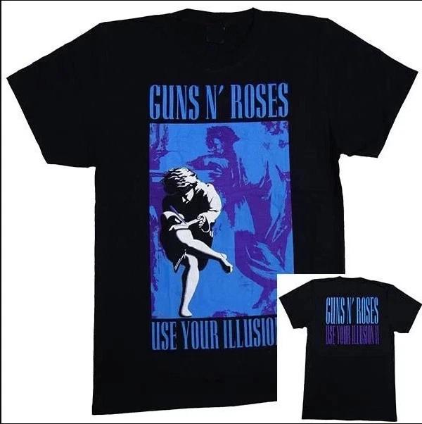 Guns N Roses Use Your Illusion Blue Tshirt Size S5xl S