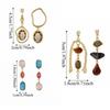 Elegant Drop Dangle Earrings Charm Vintage Earrings Gift Asymmetric Earrings  Women