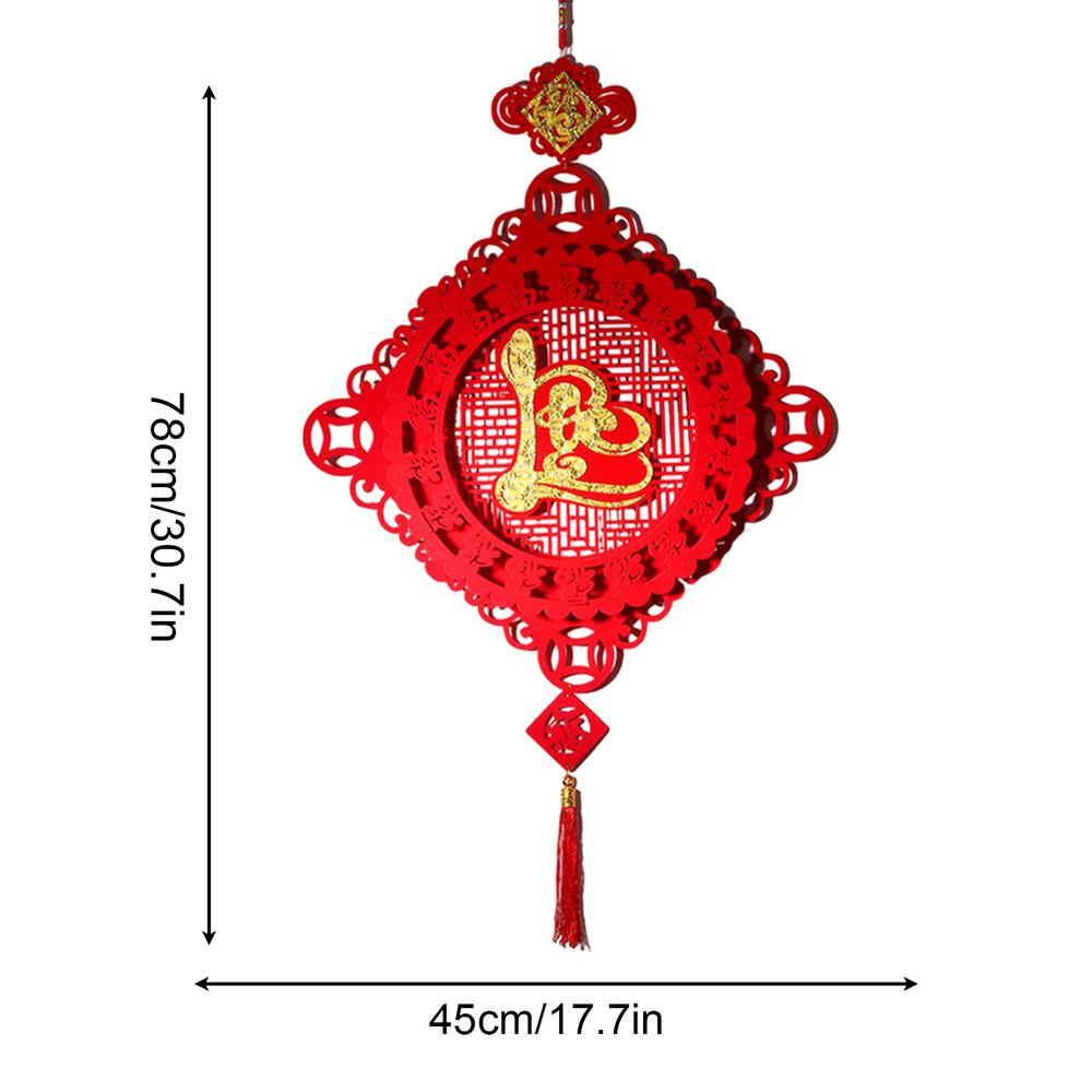 

Vietnamese Character New Year Decoration Red New Year Home Decoration Spring Festival Decorations Lucky Character Decoration