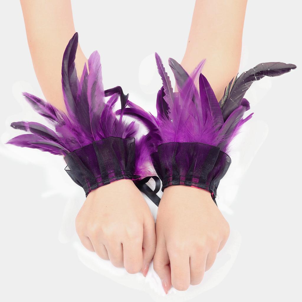 Chiffon Gauze, Feather Wristbands, Sleeve Shawls, Holiday Parties, Costume Parties, Performance Costumes, Ball Accessories, Halloween Costume Props