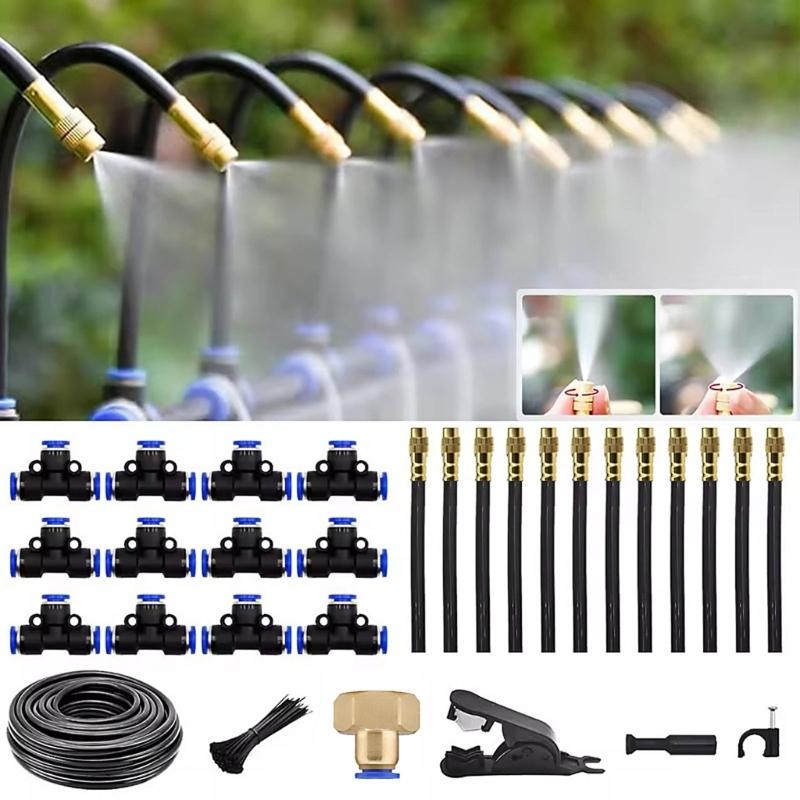 Adjustable Angled Garden Sprinkler Set Drip Irrigation System Heat Resistant For Efficient Watering In Yard And Lawns