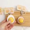 Bread Keycap Stress Relief Clicker Keychain Mechanical Keyboard Button Decompress Fingertip Keyring