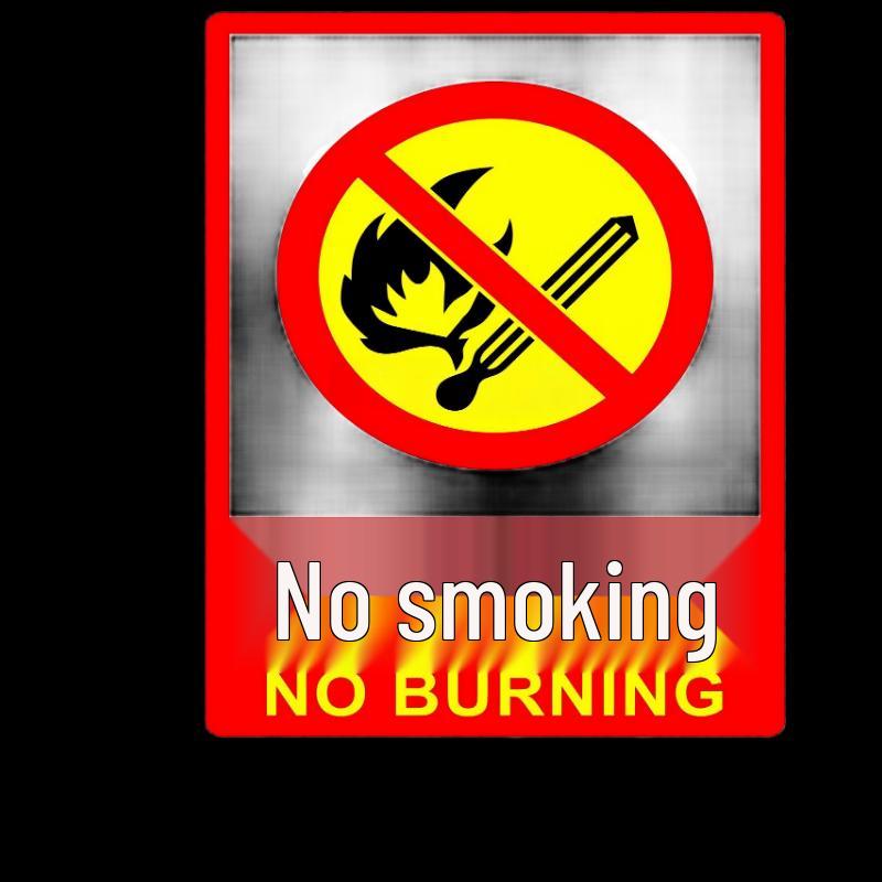

Brangdy PVC No Smoking Warning Sign