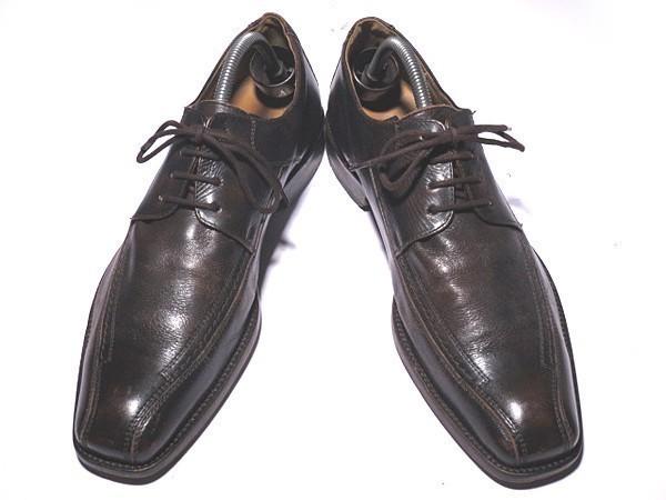 Made in Germany Lloyd All Leather Swirl Moc Toe 27.0 Dark Brown(USED)