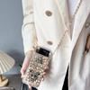 Applicable To Samsung Zflip4 Mobile Phone Case, Rhinestone Leopard Head Luxury Zflip3 Full Diamond Bracelet All-inclusive 1/2 Protective Case