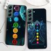 The Mandala Chakra Insist Yoga Phone Case For Samsung A02 A03 A03S A04 A04S Galaxy A55 A35 A25 A15 S10 Lite A9 A8 A7 A6 Plus A90