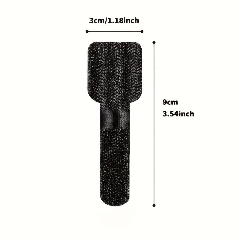 10pcs Pack Heavy-Duty Reusable Tape- No Residue Removable Sticky Bindings, Strong Hold for Cables, Wires, for office, Desk