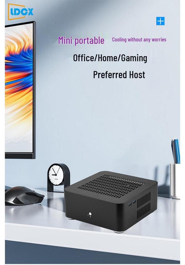 Lianda L80PC Aluminum Mini PC - 12th/14th Gen Core for Office & Home