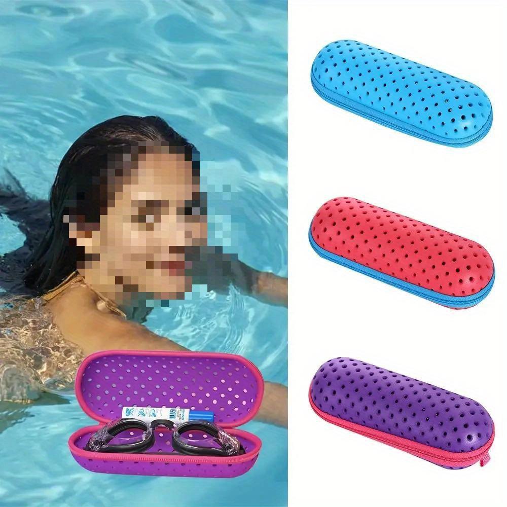Swimming Goggles Storage Box Protective Cover Soft Glasses Box Swimming Equipment Breathable Eyewear Protector Students