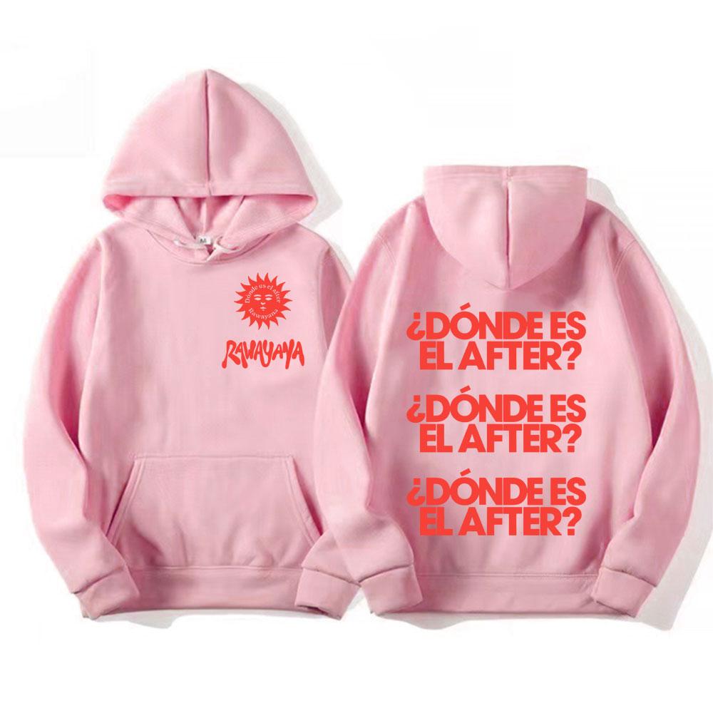 Rawayana Wo Ist Das After Grafik Pullover Herren Damen Gothic Komfort Hoodie Vintage High Street Übergroß