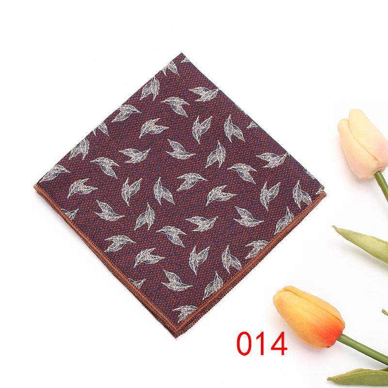 Rael Men'S British Retro Pattern Square Towel Suit Pocket Towel Wedding Business Suit Shirt Batch Handkerchief