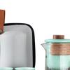 Ceramic Tea Set with Infuser And 3 Cups - Sleek Functional