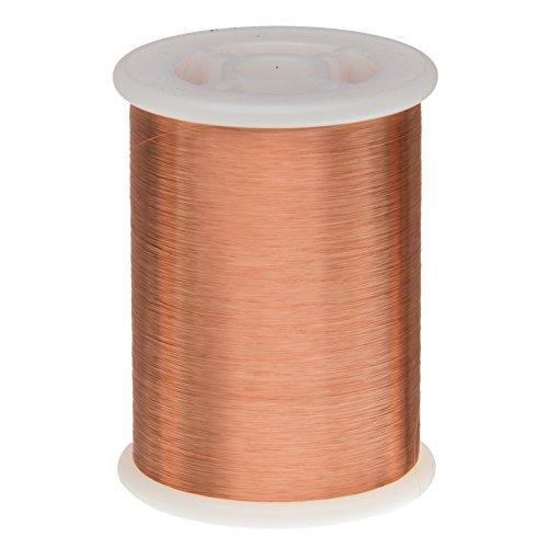 

Remington Industries 42SNSP 42AWG Magnetic Wire Enameled Copper Wire, 1 lb Diameter, 51313 Feet Long, Natural