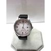 Used CASIO Men's Quartz White Dial New Leather Strap Working