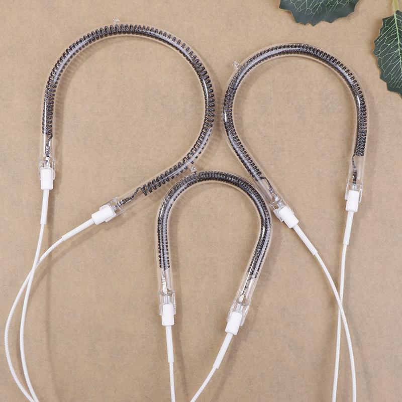 600/900/1200W Small Sun Heater Heating Lamp Tube Carbon Oven Parts Round Heating Tube Practical Electric Stove Ring Fittings