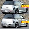 Car Rear Bumper Reflector Tail/Brake Light Backup Reverse Light Housings For Chrysler PT Cruiser 2006-2010 No Bulb / Socket