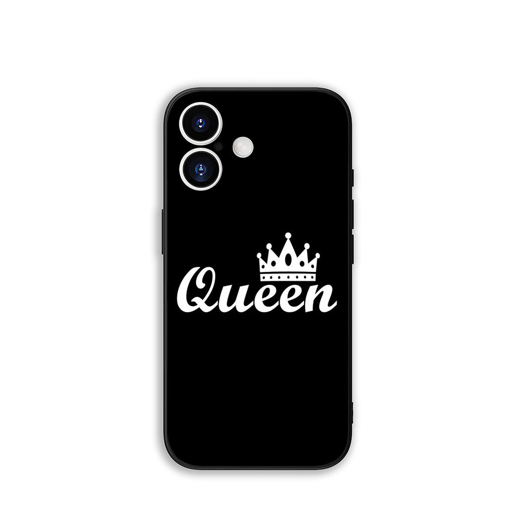 For Samsung Galaxy A55 A54 A25 A36 A17 A26 A35 A33 A34 A14 A37 S8 S9 S20 S21 FE S10 Plus Case Queen King Couple Novelty Fundas
