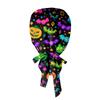 Fashionable Halloween Print Work Cap, Casual Women's Ponytail Cap, Wash Cap, Baotou Cap