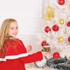 5M Fake Light String Electroplated Christmas Light Bulb Beads  Xmas Tree