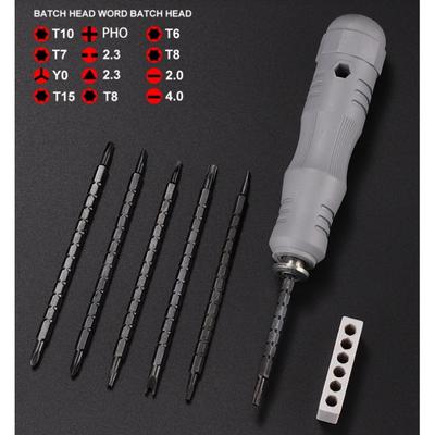 13-in-1 Magnetischer Schraubendreher-Satz Präzisions-Kreuzschraubendreherkopf Doppelkopf Multifunktions-Kit Reparatur-Handwerkzeug