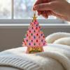 Christmas Tree Pendant 5 Pcs 2D Flat 250 Anniversary USA Ornament, Year Decorative Wall Hanging of America 1776-2026 Acrylic Patriotic Decoration for