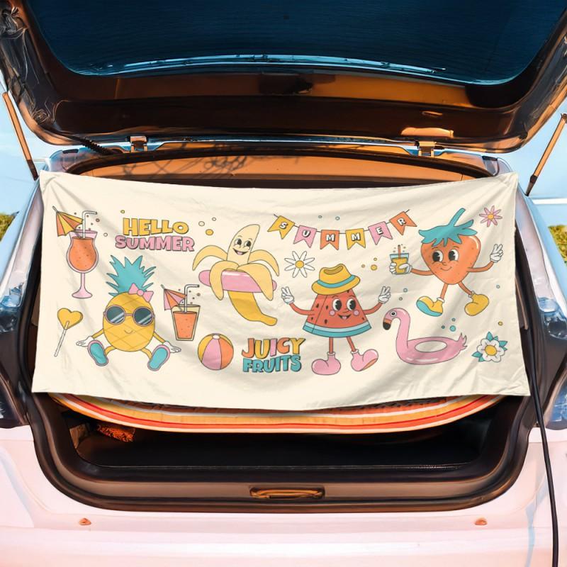 Magnetic Fastening Microfiber Beach Towel Quick Dry Sandproof Large Size Pool Swimming Outdoor Travel Gym Surfing Privacy Changing