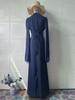 2025 Spring Elegant Long-Sleeve Flowy Dress for Women