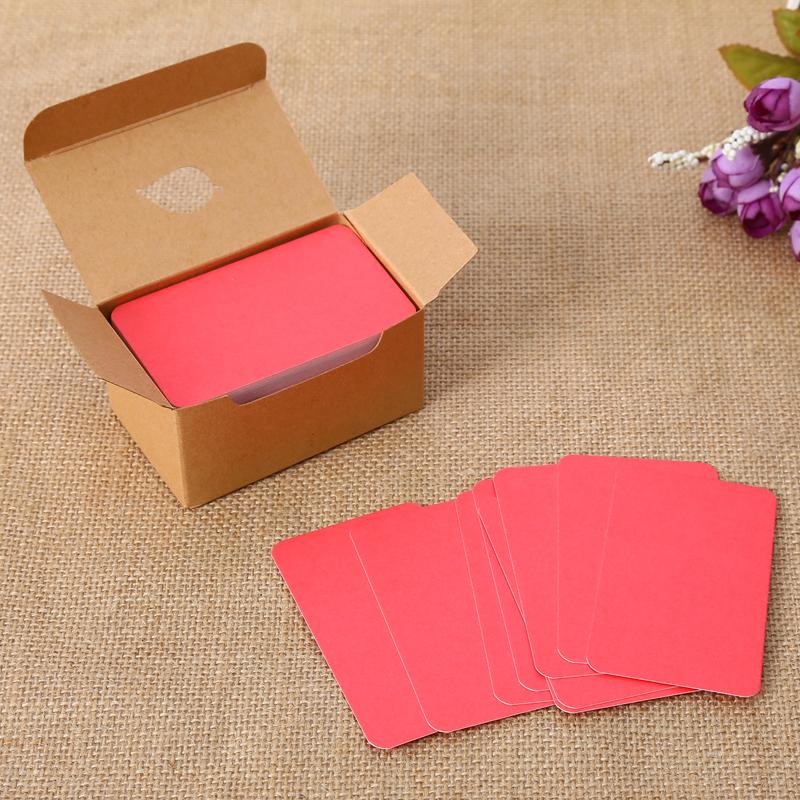 200 Sheets of Small Blank Flashcards for Messages & English Words