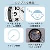 Landex Ixion Cross Analog Alarm Clock, Black, with Switchable Alarm Sound, Snooze Function, and Light (YT5305BK)