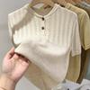 Women Sweaters Pullovers 2025 Summer Short Sleeve O-Neck Casual Knitted Sweater Women Tops Pullover JJ279