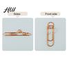 Notebook Pen Holders 6Pcs Metal Heart Clips Book Organizers Colored Paperclip Cute Shaped School Supplies Organizer Stainless Steel