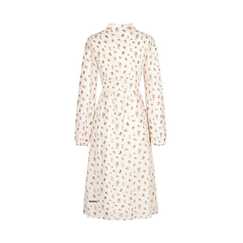 FivePlus Floral Long Sleeve A-line Dress