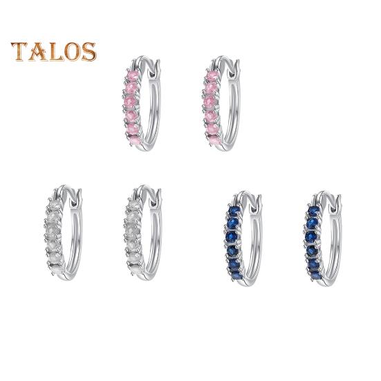 Strass-Creolen für Damen, glänzende runde Zirkonia-Ohrringe, funkelnder Strass-Creolen-Schmuck für Partys und Hochzeiten