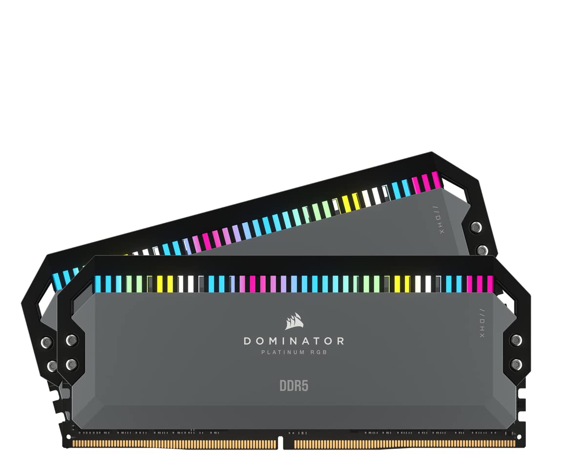 

Пам ять CORSAIR DOMINATOR PLATINUM RGB DDR5 серії Intel XMP 64 ГБ Чорний x CMT64GX5M2B6000Z40 DDR5-6000 МГц (PC5-48000) [32 ГБ 2] чорний