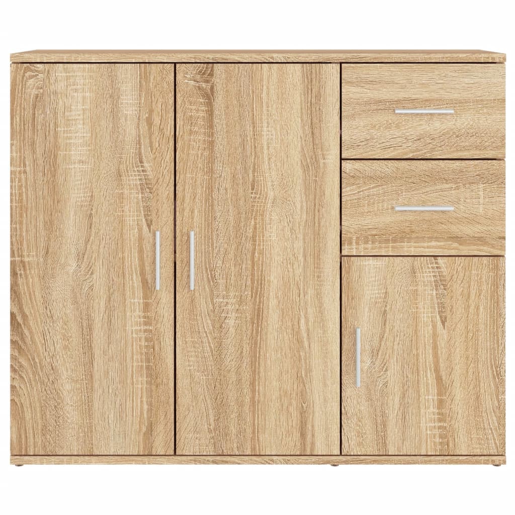 Vidaxl Szafka, Dąb Sonoma, 91X29,5X75 Cm, Materiał Drewnopochodny
