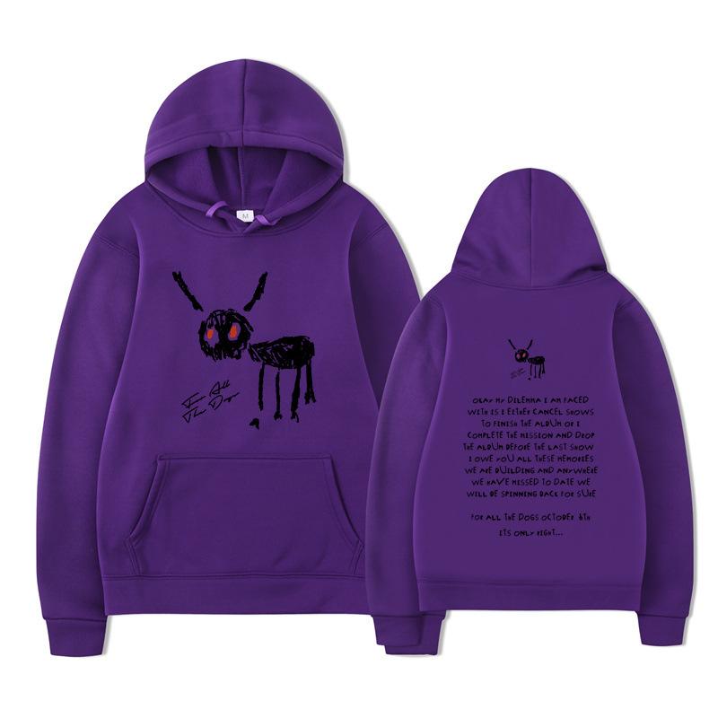 Rapper Drake for All The Dogs Letter Hoodie Design Men's Women's Sweatshirt Fleece Oversized Couples Streetwear Hoodies