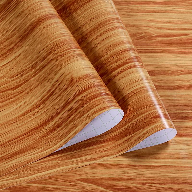 Thick Wood Grain Self-Adhesive Waterproof Wallpaper for Doors & Furniture Renovation