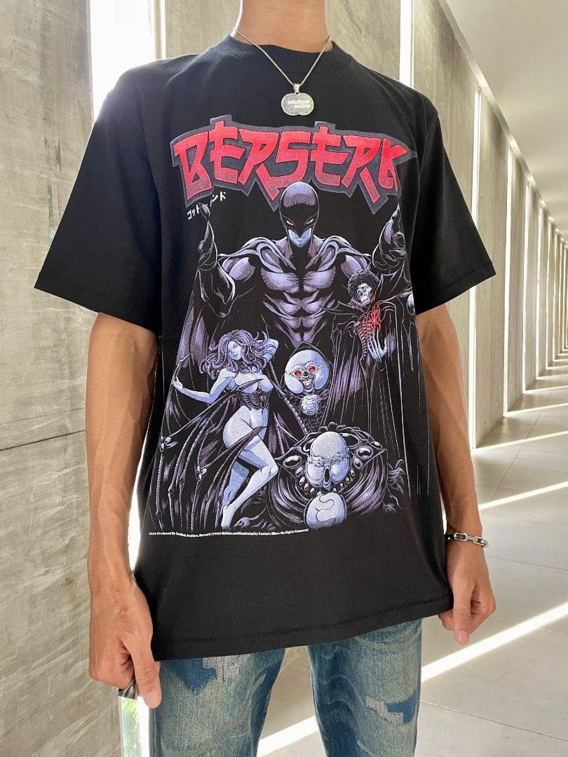 Berserk Shirt Berserk Black Short Sleeve Cotton T-shirt Unisex VM5535 S