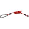 Trailer Brake Safety Cable 4 Ft with Coil Design Breakaway Cable Made from Carbon Steel for Reliable and Safe Trailer Towing