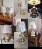 Modern Clock Table Lamp 5 Styles Living Room Lighting Bedroom Elegant Night