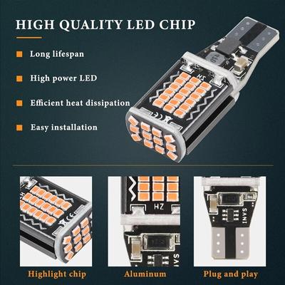 2PCS Ampoules LED T15 W16W 921 912 T16 902 Haute Puissance Super Lumineuses Remplacer Pour Feu de Recul de Voiture Blanc Canbus